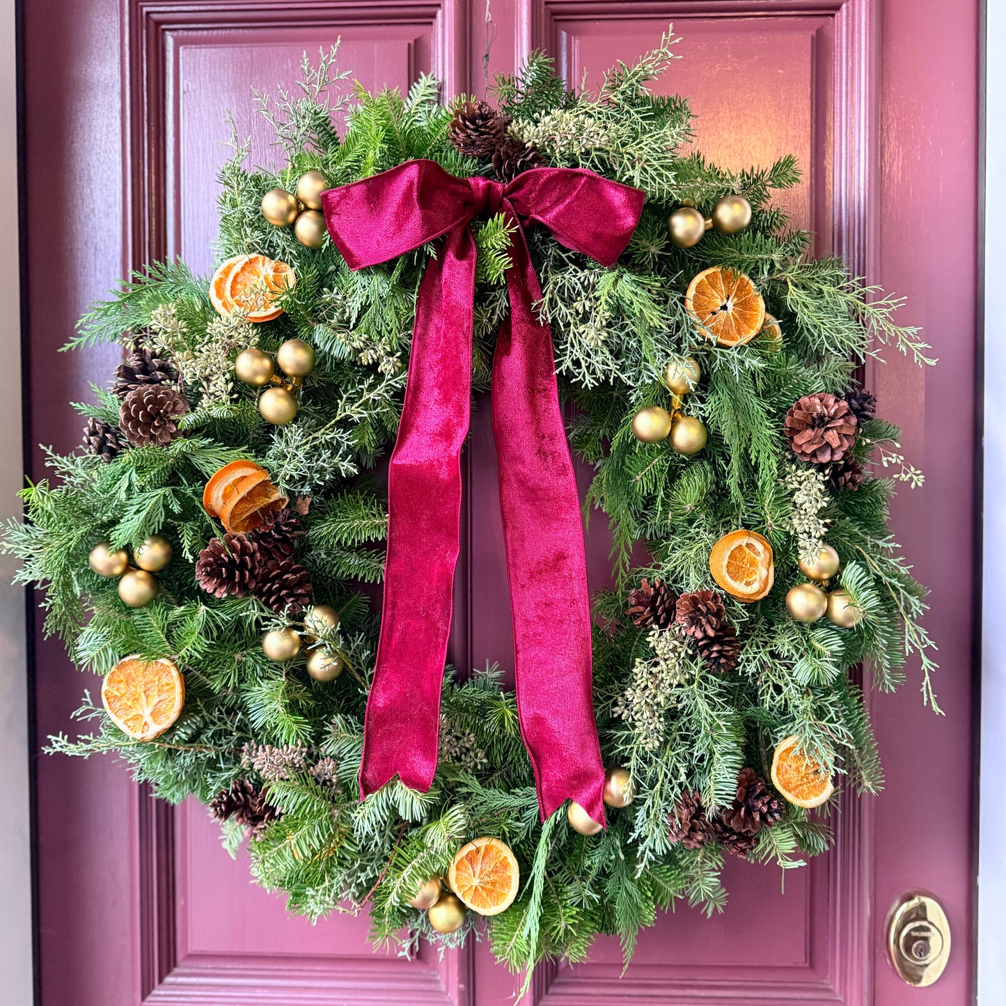 Yuletide Sangria Wreath