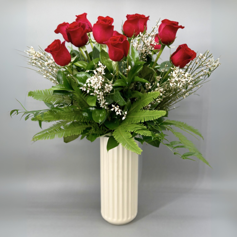 Long Stem Red Roses