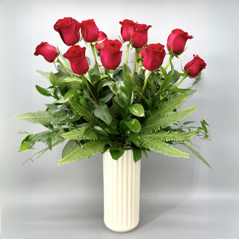 Long Stem Red Roses