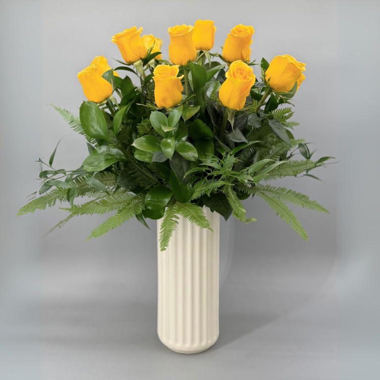 Long Stem Yellow Roses