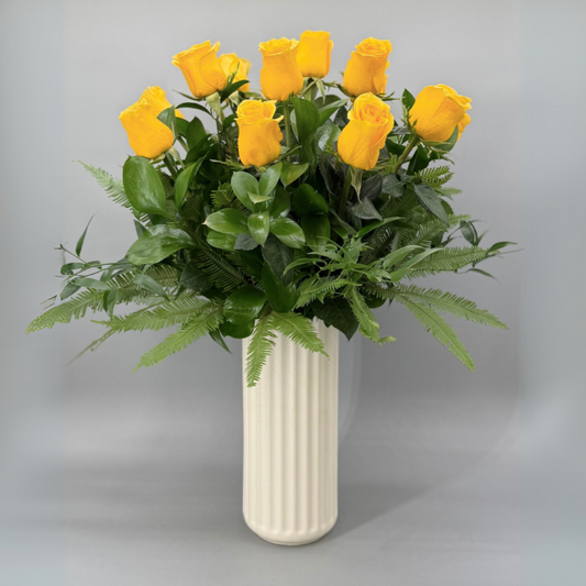 Long Stem Yellow Roses