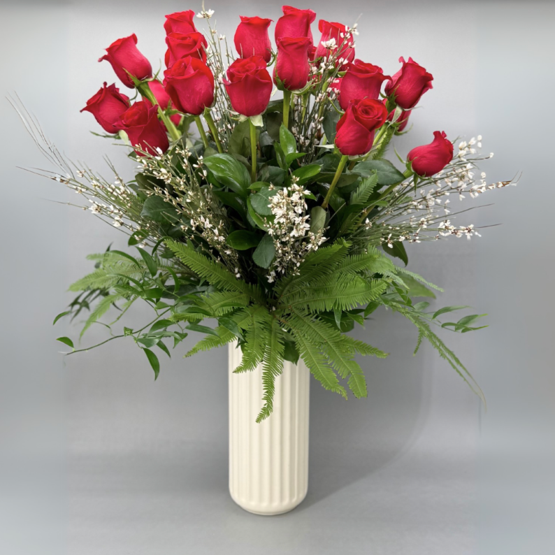 Long Stem Red Roses