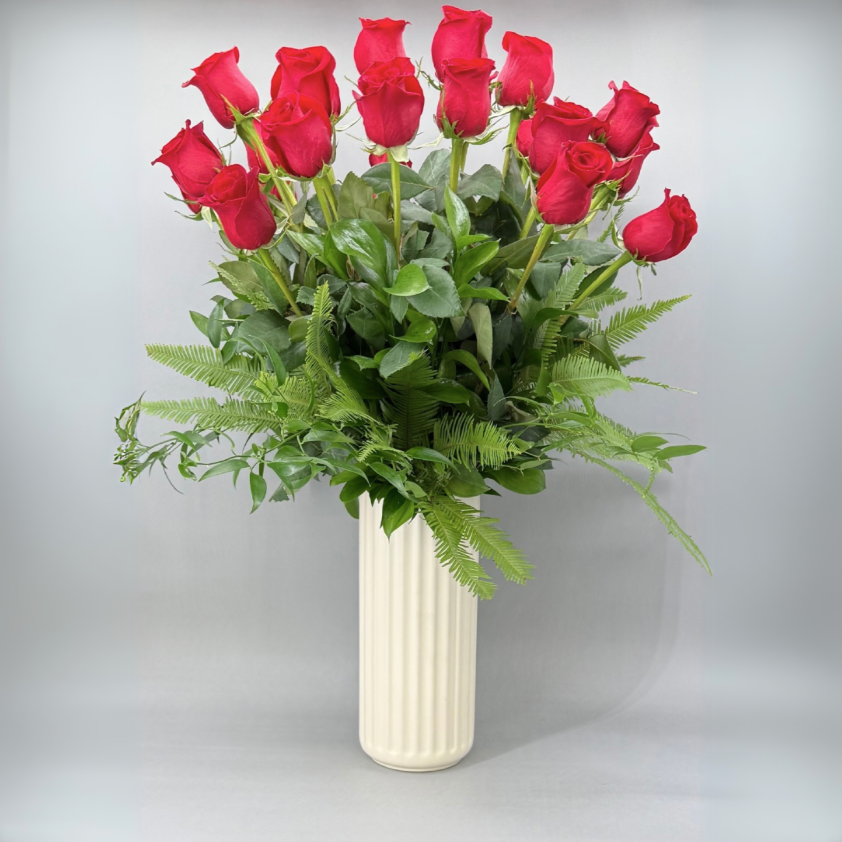 Long Stem Red Roses