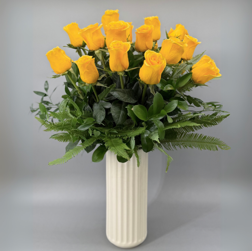 Long Stem Yellow Roses