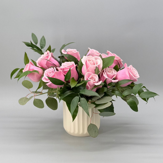 Whimsical Pink Roses