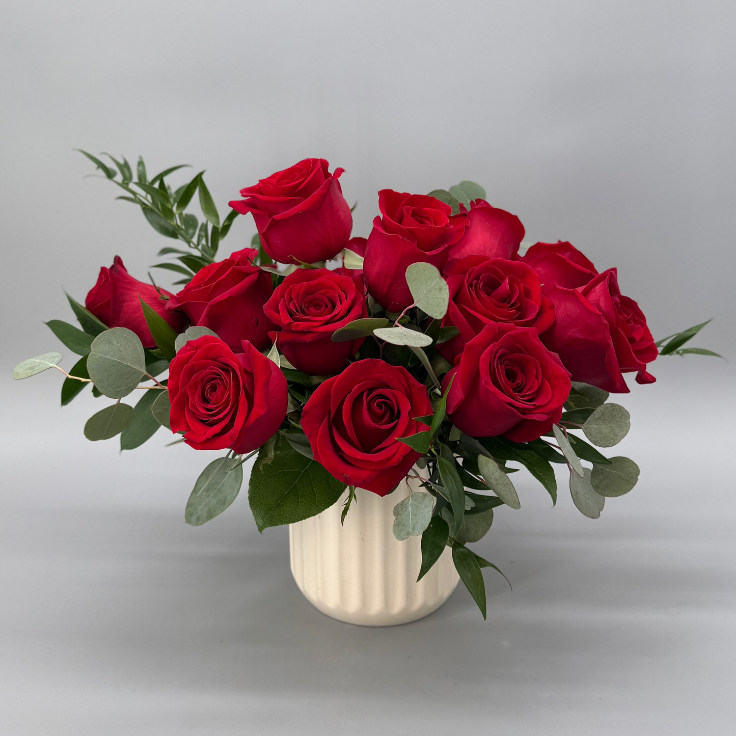 Whimsical Red Roses