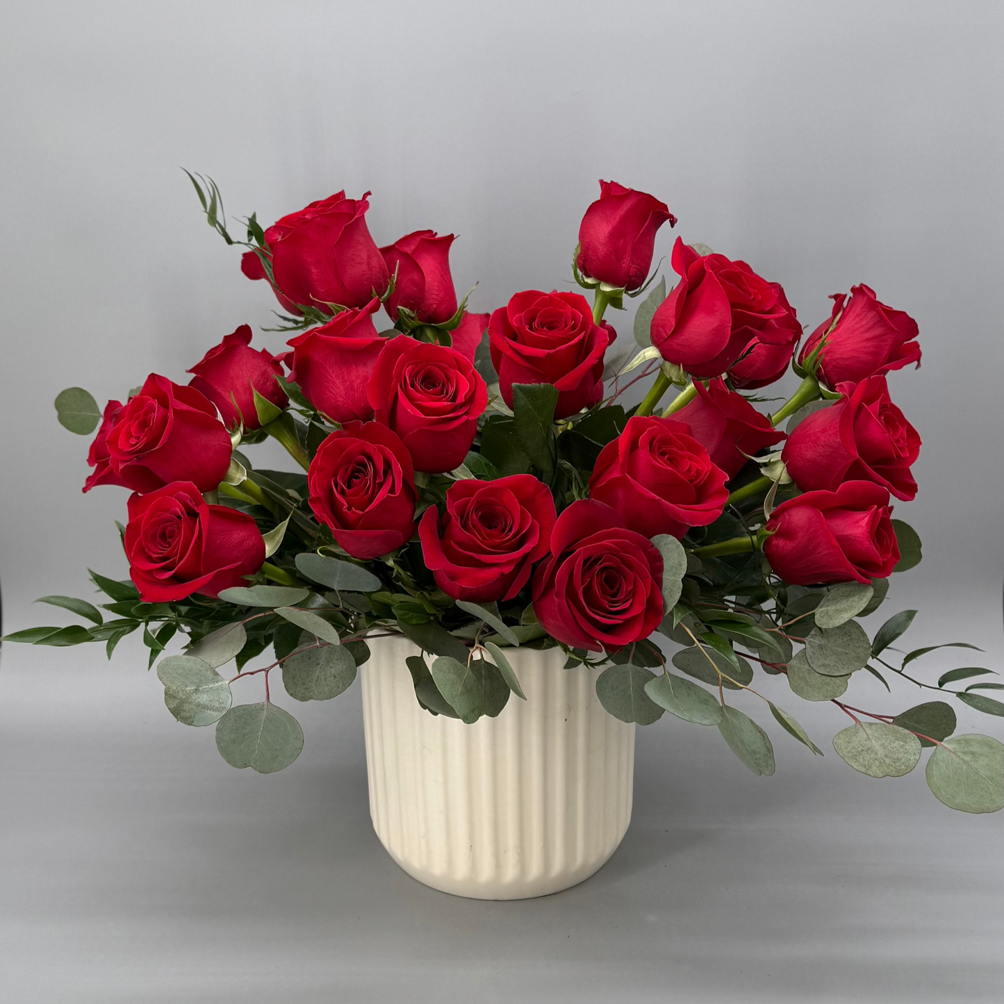 Whimsical Red Roses