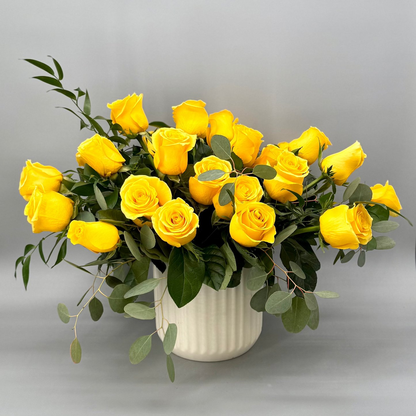 Whimsical Yellow Roses