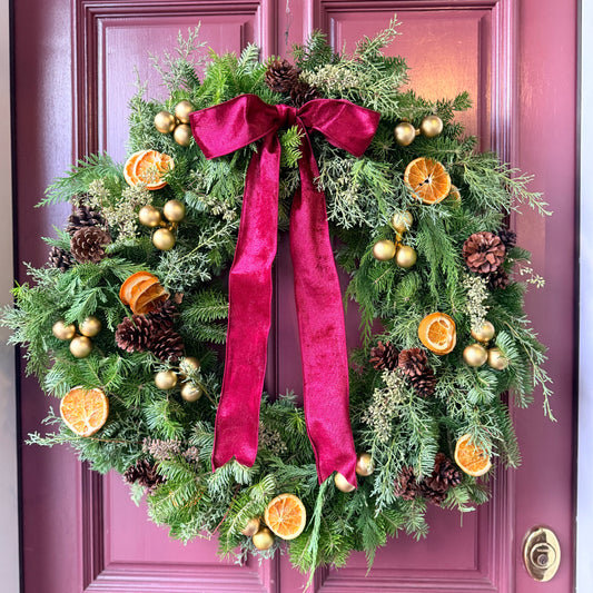 Yuletide Sangria Wreath