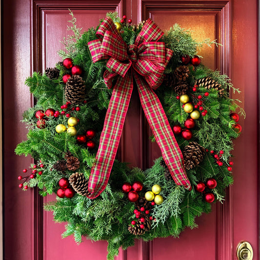 Holiday Punch Wreath